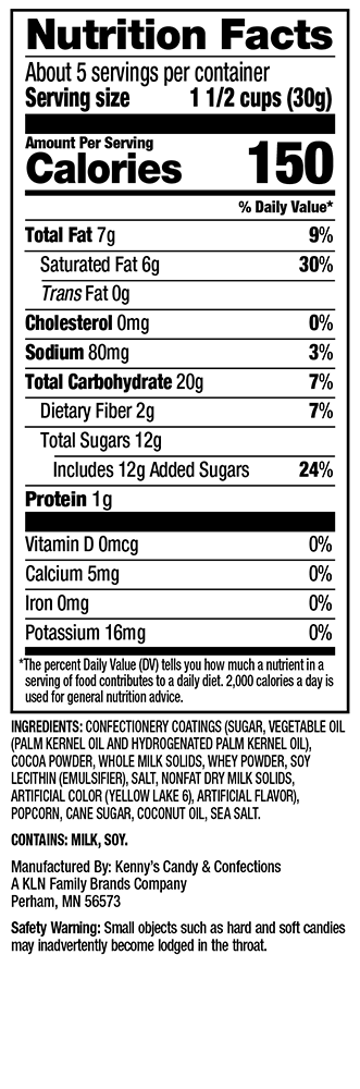 Nutrition Facts - Black And Orange
